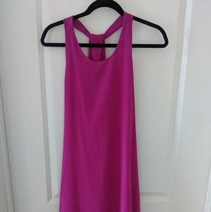 Cynthia Rowley pink silk sun dress